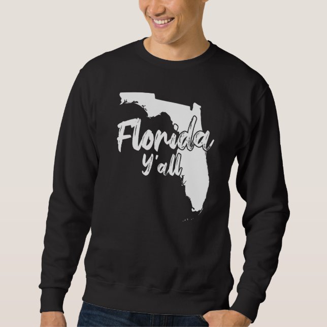 Florida Y'All Beach Summer Vacation   Sweatshirt (Front)