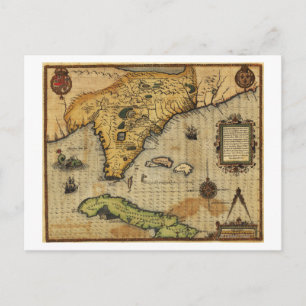 FloridaPanoramic MapFlorida Postcard