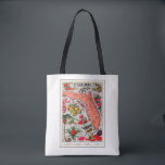 Florida's Bounty Tote Bag<br><div class="desc">Colourful Florida's Bounty map shoulder bag.  The image is on both front and back.  If you wish,  you can remove the one on the back.
Great for groceries,  books or as a lovely day bag.</div>