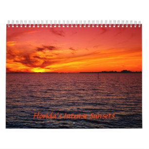 Florida's Intense Sunsets Calendar