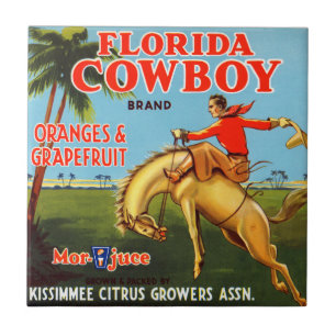 Floriday Cowboy Ceramic Tile