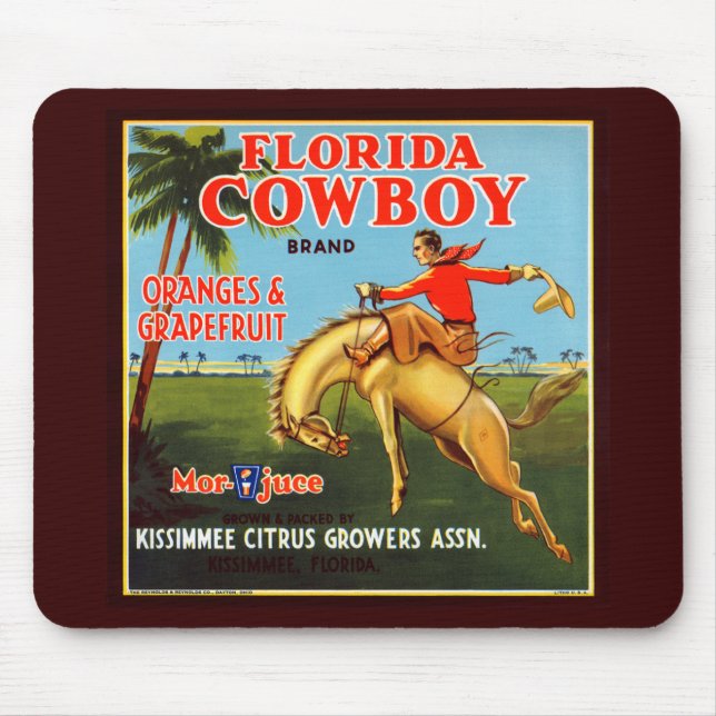 Floriday Cowboy Mouse Pad (Front)