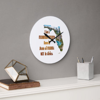 Floridian Citizen Large Clock