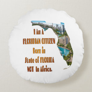 Floridian Citizen Round Cushion