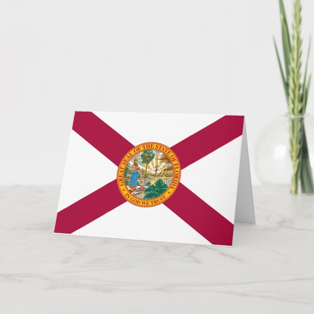 Floridian Flag, Flag of Florida Card (Front)