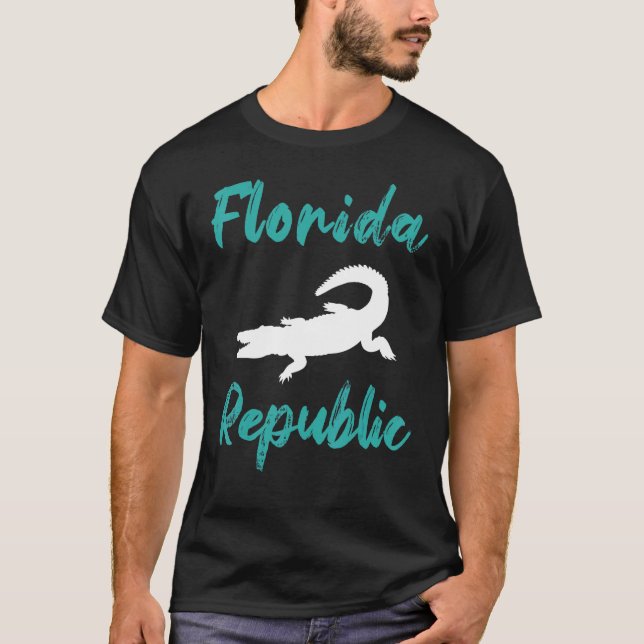 Floridian Native Florida Born Florida Republic T-Shirt (Front)