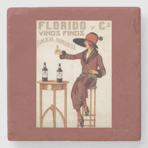 Florido Vinos Finos - Sanlucar de Barrameda Stone Coaster