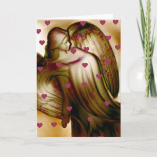 Florillas Angel With Hearts Card