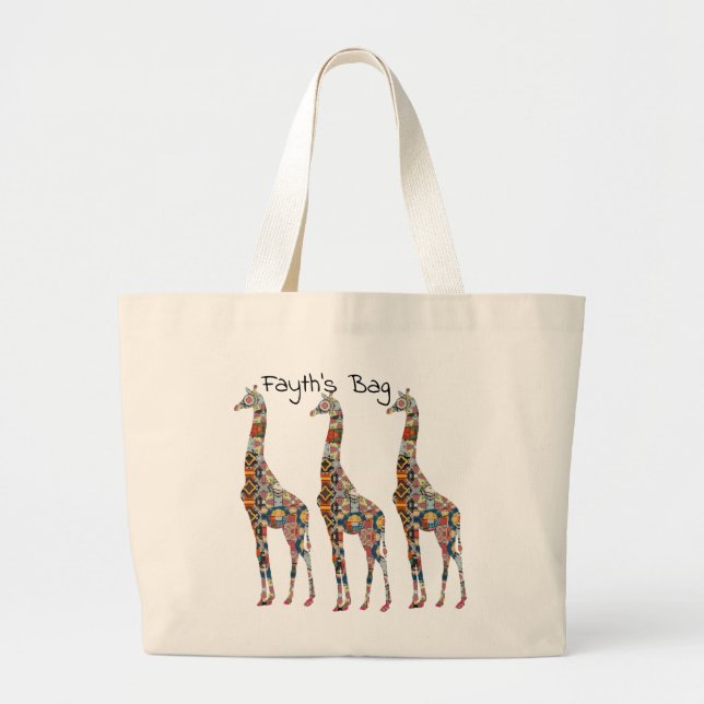Florillas Giraffe Tote Bag (Front)