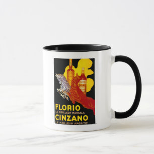 Florio Cinzano Vintage PosterEurope Mug
