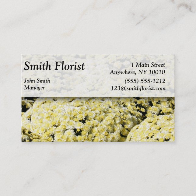 Florist Business Card (Front)