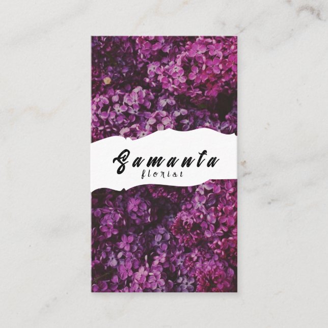 Florist Business Card (Front)