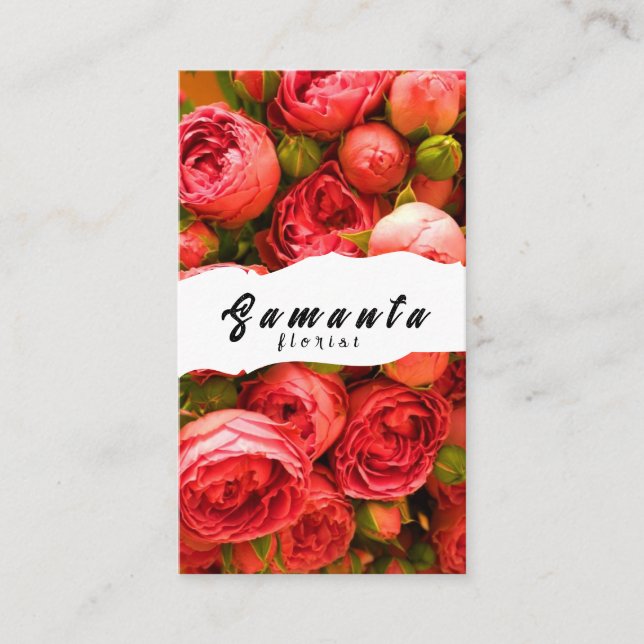 Florist Business Card (Front)