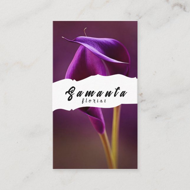 Florist Business Card (Front)