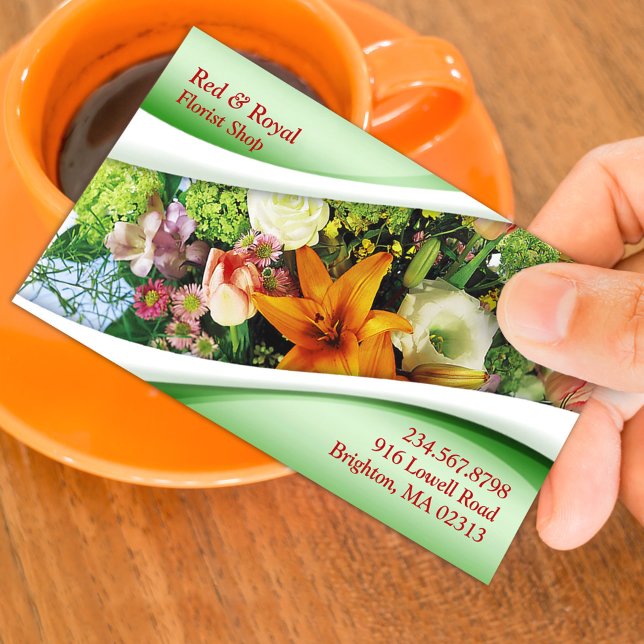 Florist Business Card Template (Creator Uploaded)