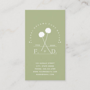 Florist Business Minimalist Business Card