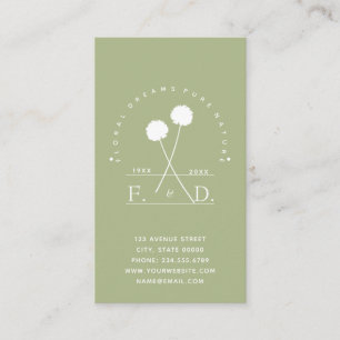 Florist Business Minimalist Card