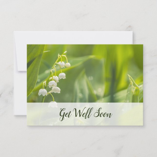 🌸 Florist Edition 🌿Floral Photo 'Get Well Soon' Card (Front)