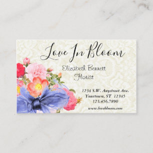 Florist, Event Planner, Beauty, Stylist Business Card