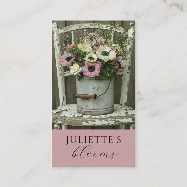 Florist Floral Designer Business Card (Front)