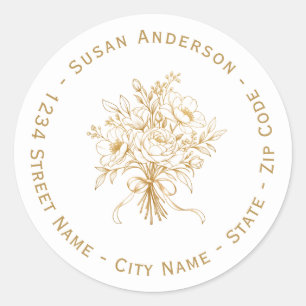 Florist & Floral Designer Return Address Label