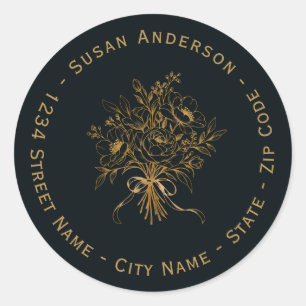 Florist & Floral Designer Return Address Label