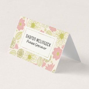 Florist Flower Shop Business Card