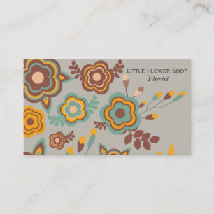 Florist Flower Shop Stylish business Card