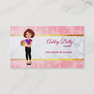 Florist Logo Business Cards