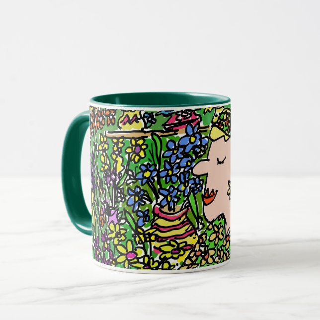 Florist or Flower Seller Fun Mug (Front Left)