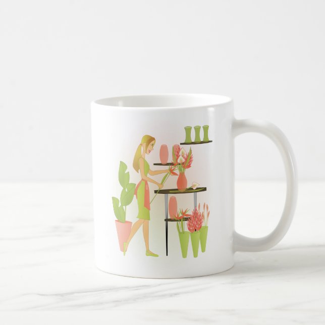Florist-Peach Coffee Mug (Right)