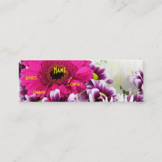 Florist - Purple Bouquet II Mini Business Card