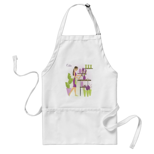 Florist-Purple Standard Apron (Front)