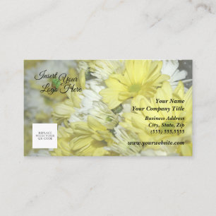 Florist Yellow Daisies Business Card