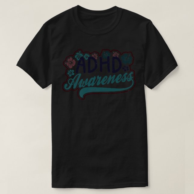 Floristic Design ADHD Premium  T-Shirt (Design Front)