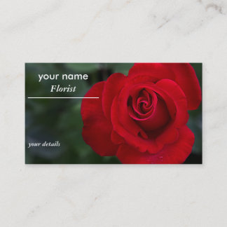Florists business card
