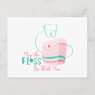 Floss be with You Postcard