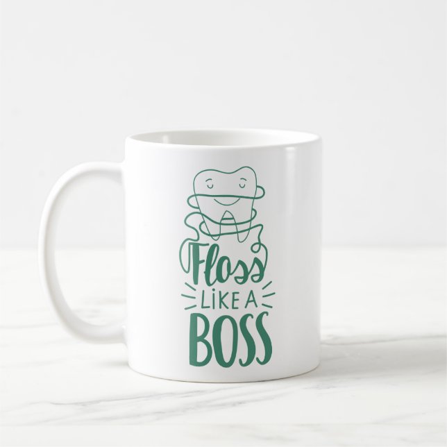Floss Like A Boss Coffee Mug (Left)