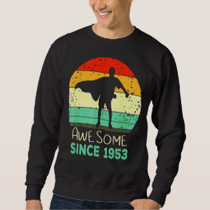 Flossing Boy Awesome Since 1953 69th Birthday Mens Sweatshirt