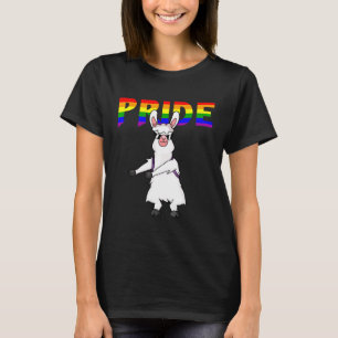 Flossing Llama Lesbian Bisexual Gay LGBT Pride T-Shirt