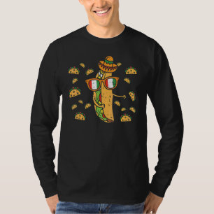 Flossing Taco Dance Cinco De Mayo Floss Mexican Fo T-Shirt