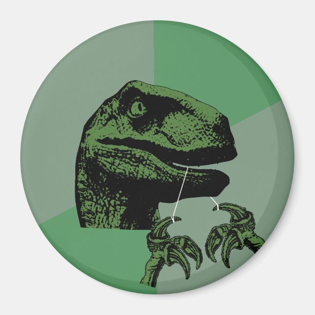 Flossoraptor Philosoraptor Magnet (Front)