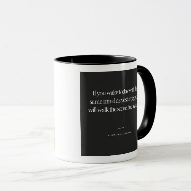 FloState Design Quote by Michaelson Williams Mug (Front Right)