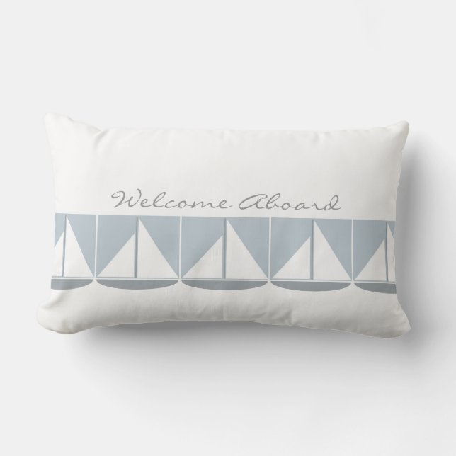 Flotilla - Welcome aboard pillow (Front)
