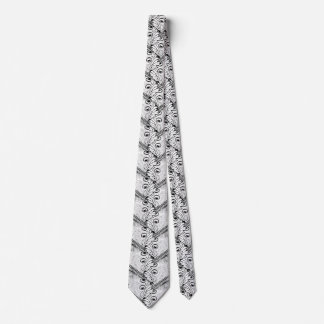 Flounder Fish Pattern Tie