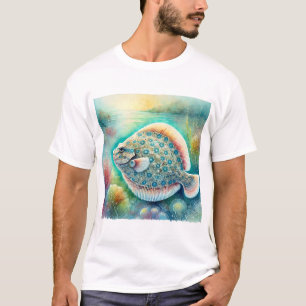 Flounder in the Flow of Light 250924AREF143 - Wate T-Shirt