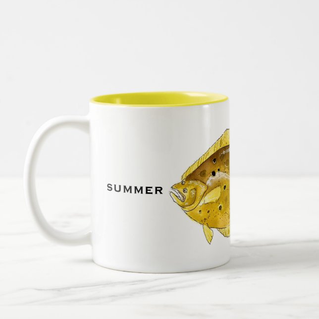 Flounder Mug | Fish Mug (Left)