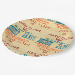 Flour Bags Paper Plate