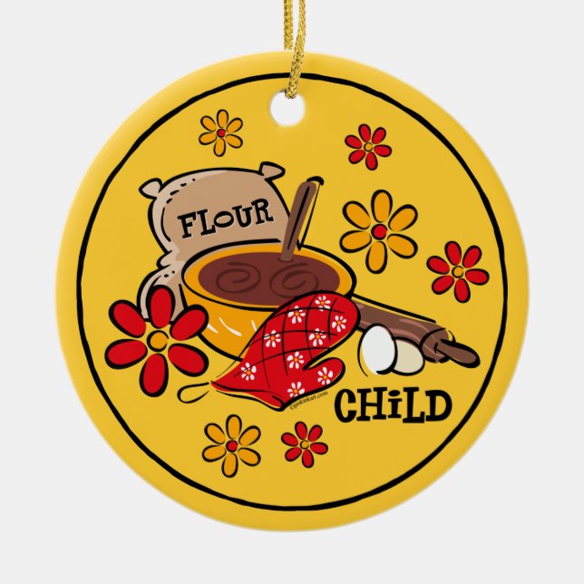 Flour Child Ornament (Front)