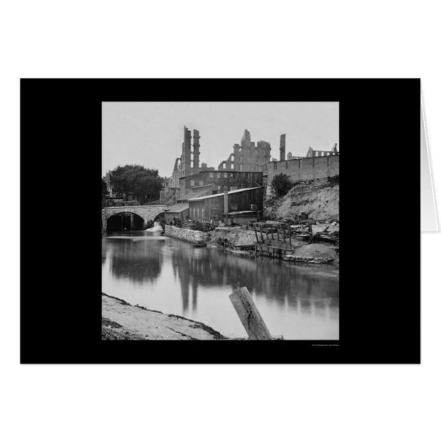 Flour Mill by the James River & Richmond, VA 1865 (Front Horizontal)